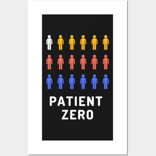 Patient zero coronavirus funny design Posters and Art